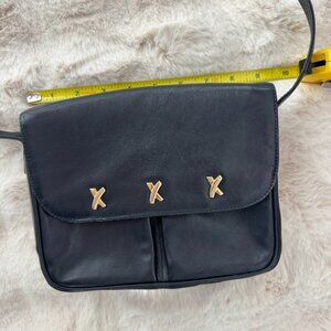 Black Leather Paloma Picasso Purse